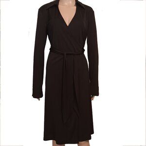 Express Black Wrap Around Dress Size 5/6